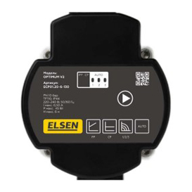 Циркуляционный насос ELSEN с частотным регулированием, DN32, расход 4,0 м3, напор 8 м, 180 мм