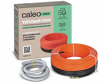 Нагревательная секция для теплого пола CALEO CABLE 18W-30, 2.7-4.2 м2