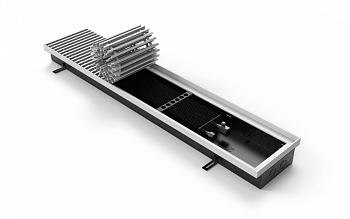 Конвектор Vitron с естественной конвекцией без вентилятора (глубина 75мм, ширина 400мм, длина 2000мм